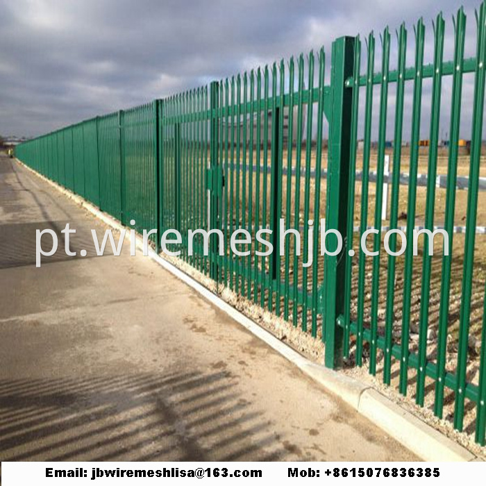 Powder Coated And Galvanized Palisade Fence Panels